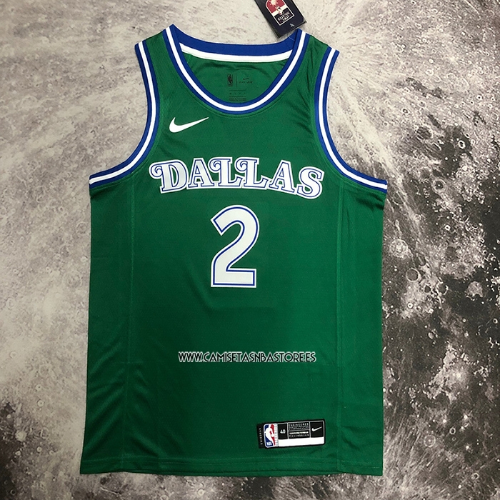 Kyrie Irving NO 2 Camiseta Dallas Mavericks Hardwood Classics 2022-23 Verde